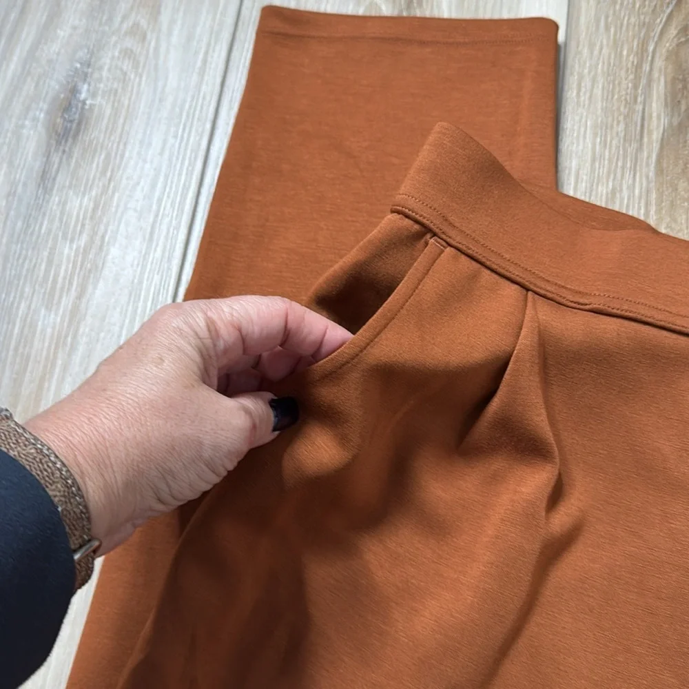 HALARA HIGH WAISTED SIDE POCKET TAPERED WORK PANTS - Picture 9 of 10